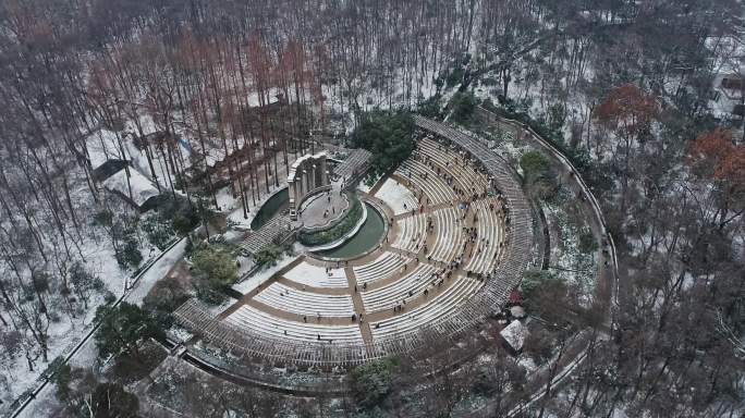 中山陵雪景