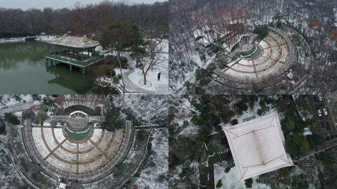 中山陵雪景