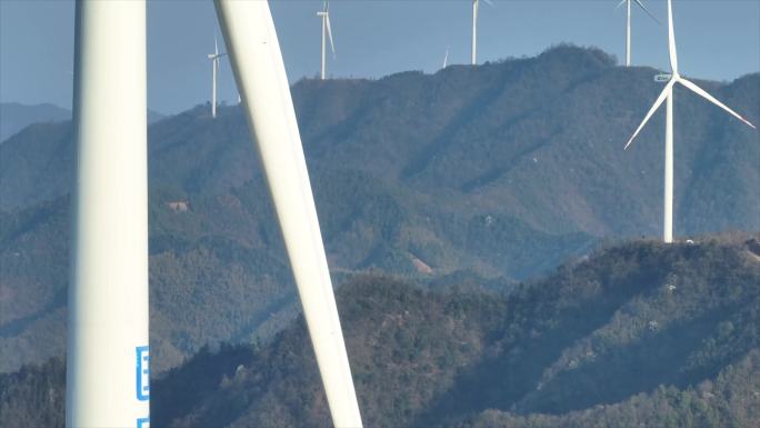 风力发电合集 绿色能源 乡村振兴 清晨