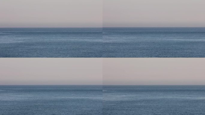 海与天相接的地平线的静态视图。
