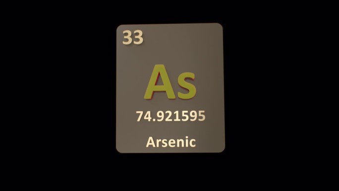 砷元素周期表3d动画