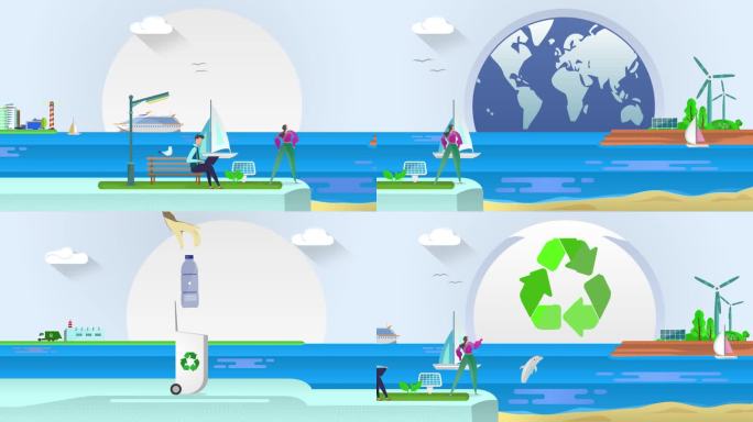 塑料回收-清洁海洋
