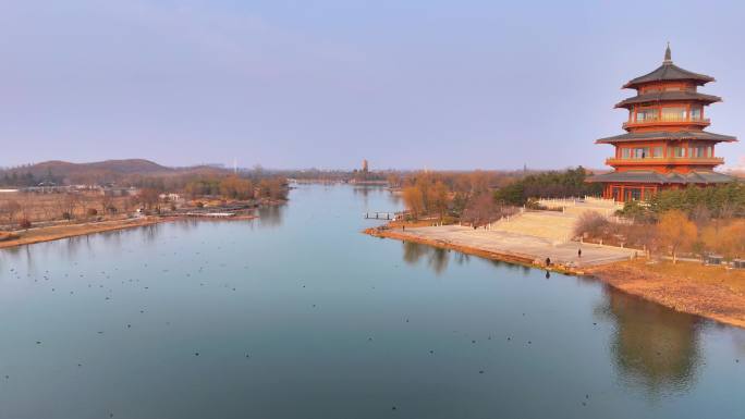 西安渼陂湖水系生态文化旅游区