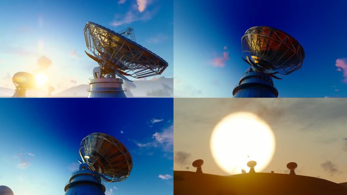 沙漠雷达天文探测视频