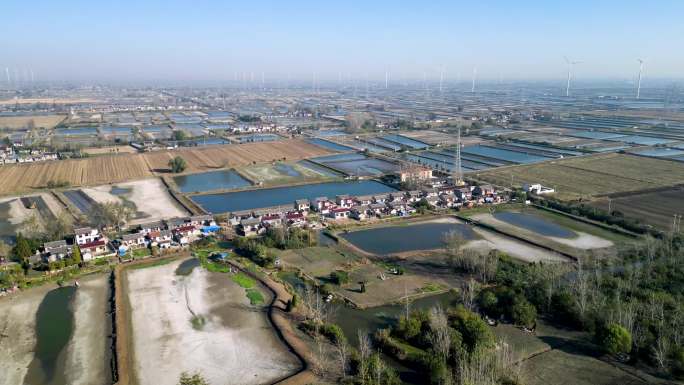 航拍农村，高空航拍