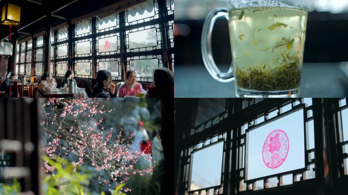 茶馆喝茶休闲慢生活品茶聊天茶舍苏州生活