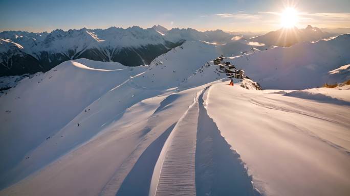阿尔卑斯山 阿尔卑斯的白雪秘境：踏雪寻迹