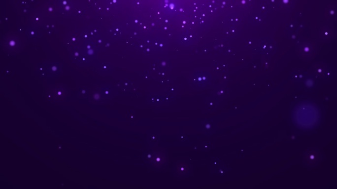 灰尘颗粒与散景效果在黑暗的背景。抽象的紫色魔法背景。星空。3 d渲染。