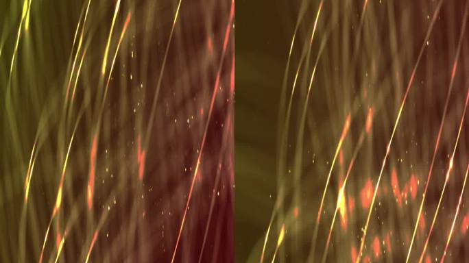 豪华玫瑰金背景动画。闪亮的颗粒与散景效果和柔和的光。闪闪发光的粒子形成波浪，无缝流动。庆典、活动、邀