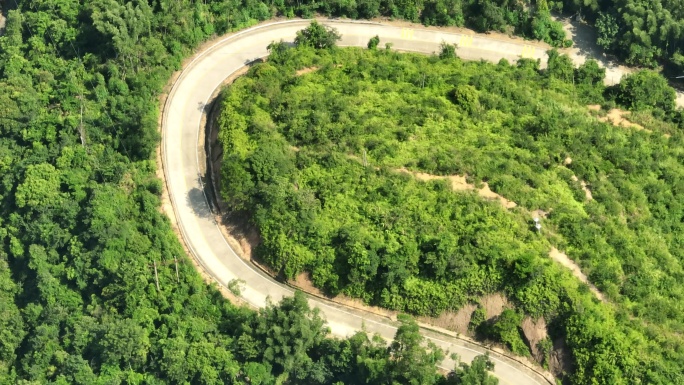 河源万绿湖航拍新丰江水库绿美广东4k