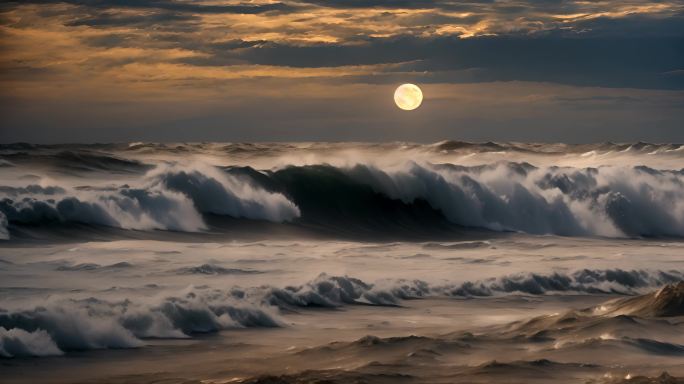 月光海浪 月光之下：海浪的夜曲