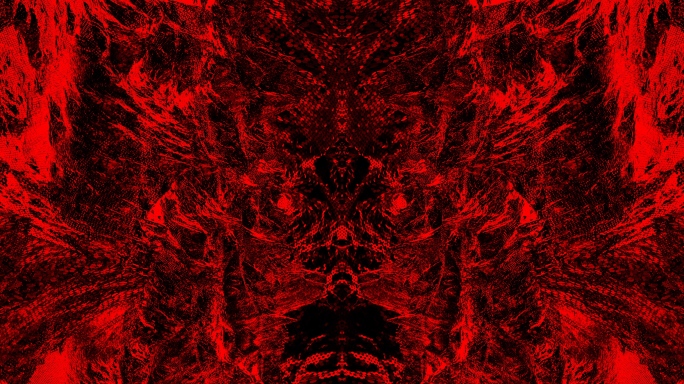 【4K时尚背景】黑红艺术科幻视觉虚幻幻影