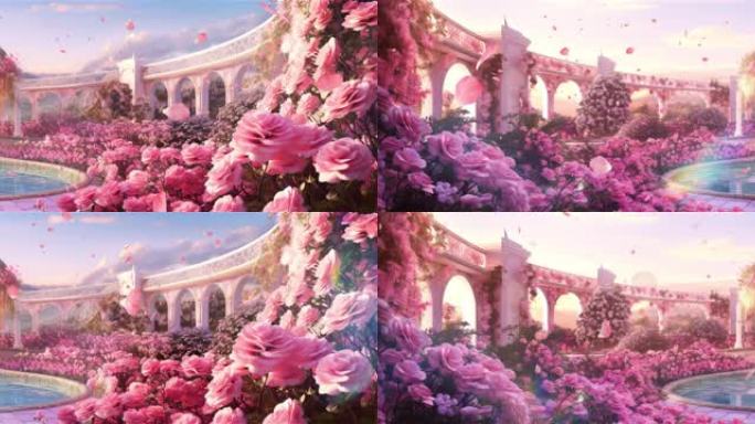 梦幻玫瑰花园