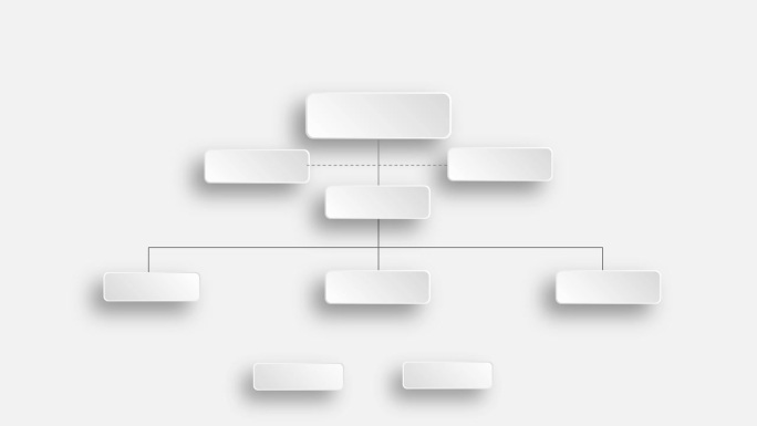 动画空白形状设计信息图表时间线模板上的灰色背景。