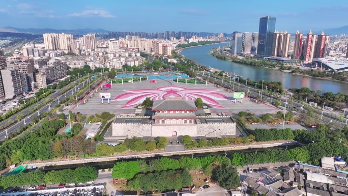 揭阳楼广场航拍