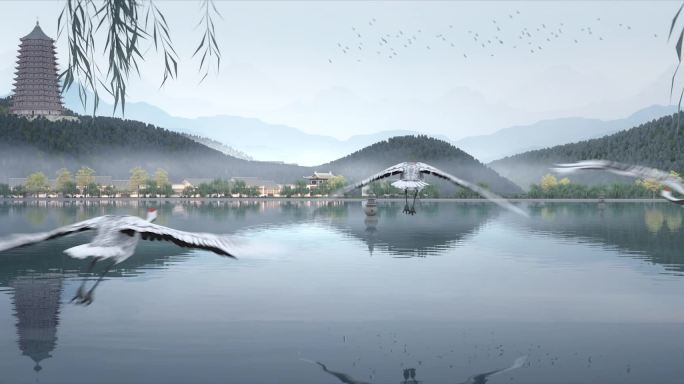 杭州西湖 动画