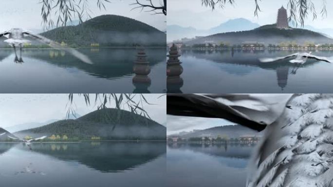 杭州西湖 动画