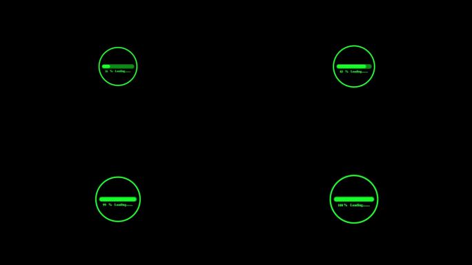 加载条动画，进度条视频概念