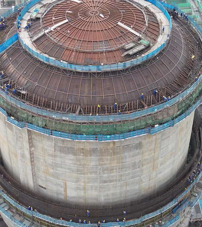 建设中的太平岭核电站