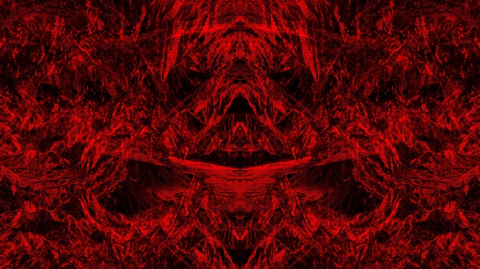 【4K时尚背景】黑红艺术VJ视觉虚幻幻影