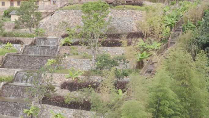 4K原格式灰片，未调色原拍乡村景区