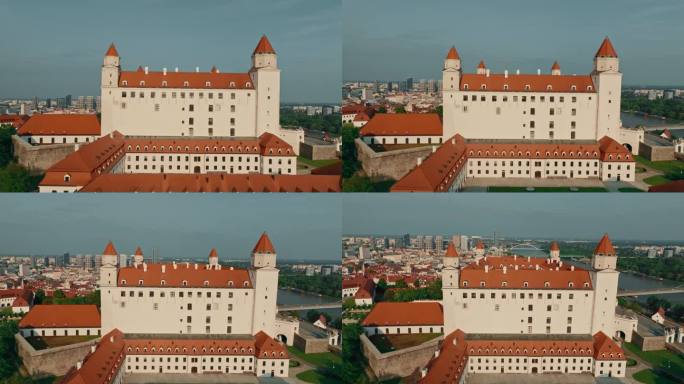 布拉迪斯拉发城堡鸟瞰图