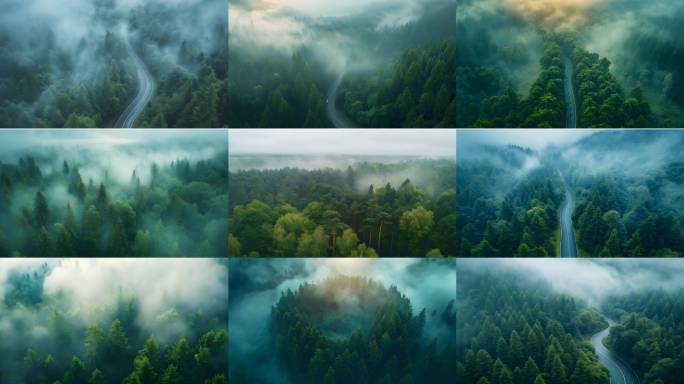 原始森林迷雾顶端