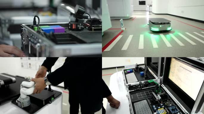 15电子制作机器人自动化生产实验室