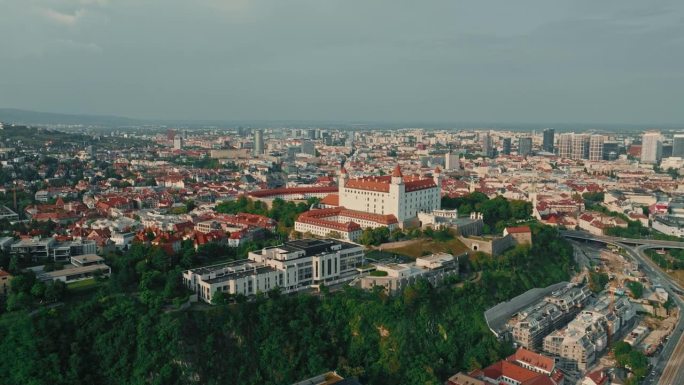 布拉迪斯拉发城堡鸟瞰图