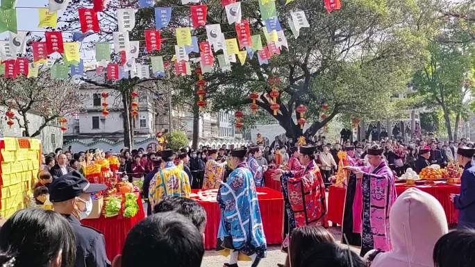 中国传统宗教文化仪式 新年道观祈福仪式