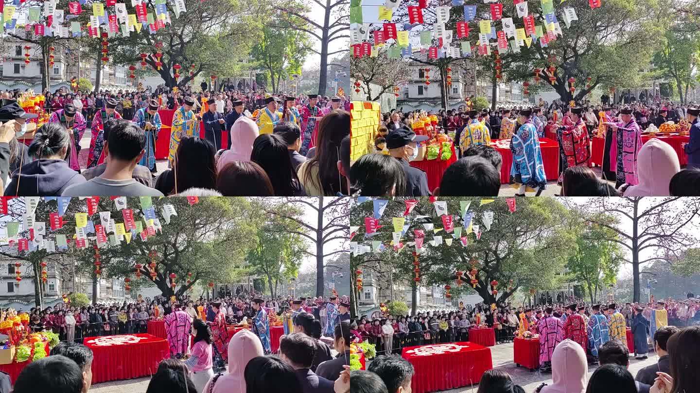 中国传统宗教文化仪式 新年道观祈福仪式