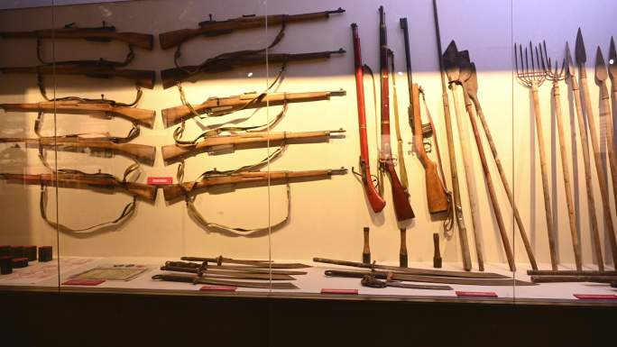 半条被子的故事纪念馆红军武装设备展览展览