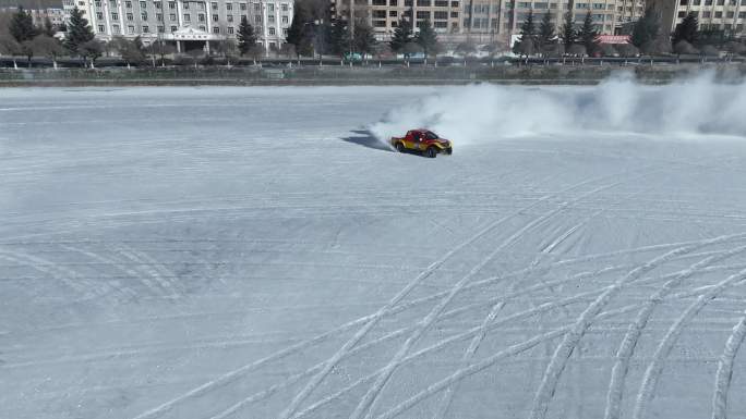 冰上汽车飘移 赛车