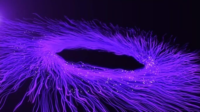 紫色圆爆发抽象背景动画设计