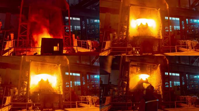 钢铁 钢花 制作业 铸造 熔炉
