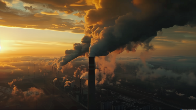 空气污染工厂排放废气