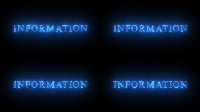 信息。电闪雷鸣的话。燃烧标志在粉红色的蓝色背景。高品质4k画面