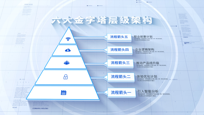 【5层】五款五层级金字塔【无插件】