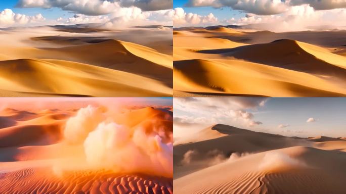 一带一路沙漠骆驼丝绸之路敦煌西域风云风沙