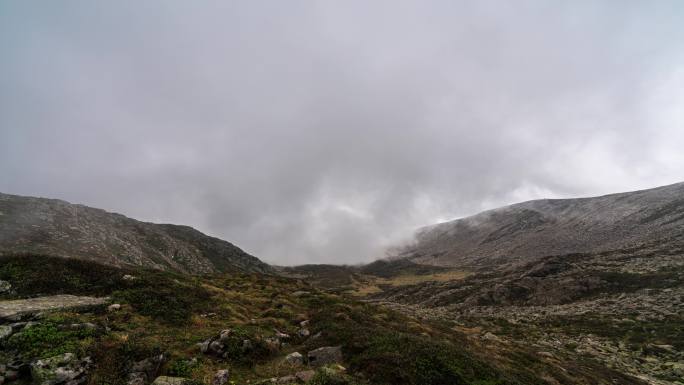 秦岭太白山拔仙台云雾延时