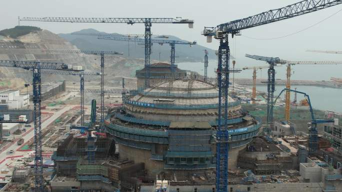 建设中的太平岭核电站