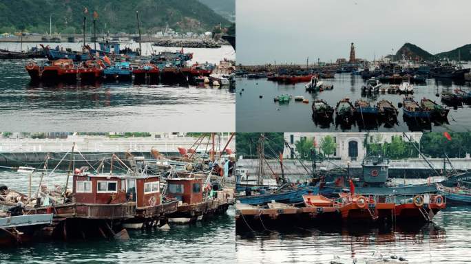 渔人码头渔船风景