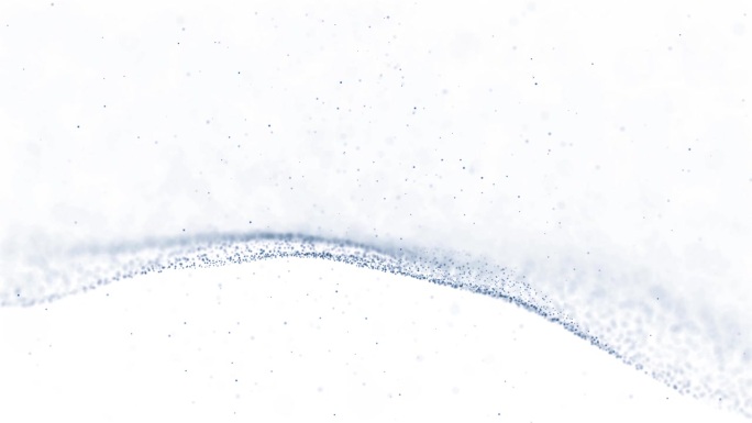 模糊波点运动在白色背景无缝循环动画。