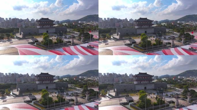 揭阳楼广场航拍