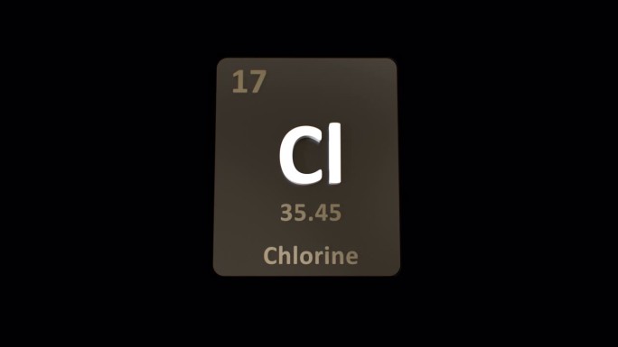 氯元素周期表3d动画