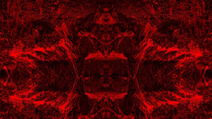 【4K时尚背景】黑红艺术赛博视觉虚幻幻影