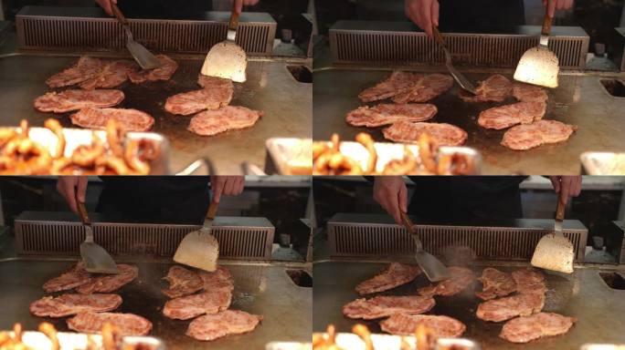 烤牛排铁板烤肉