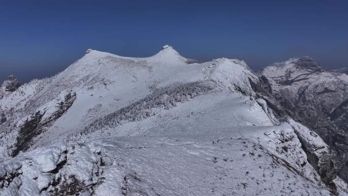 秦岭雪山4k