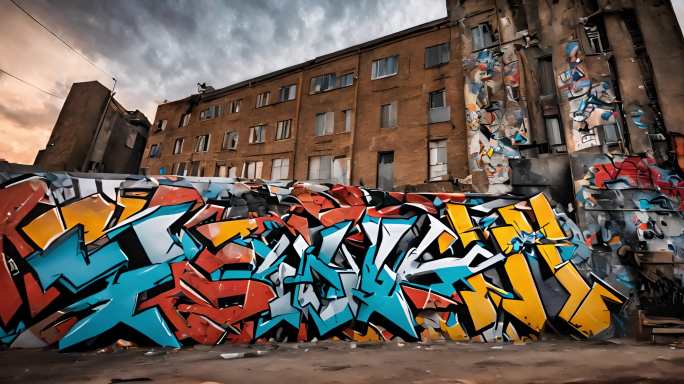 4K高质量潮流艺术街头涂鸦、嘻哈文艺