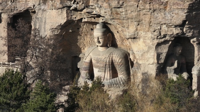 大同宣传片云冈石窟山西文旅片头石窟寺庙